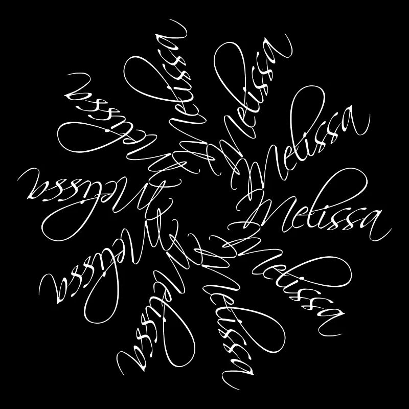 Melissa Name Name Mandala