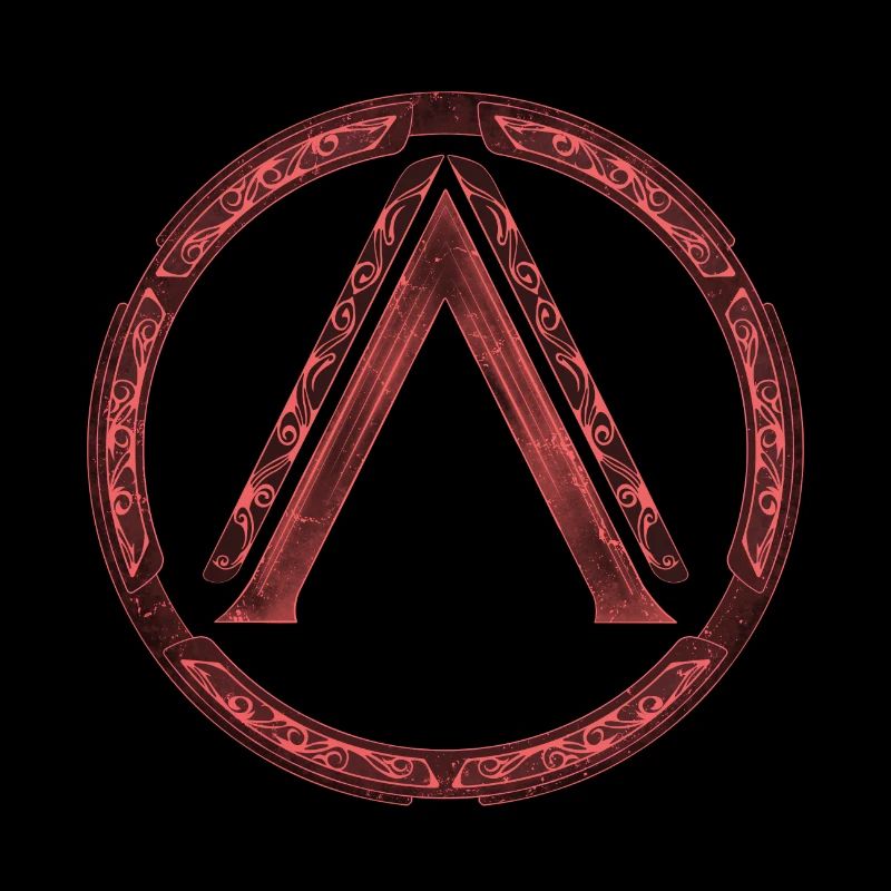 Icône Sparta Lambda Rouge