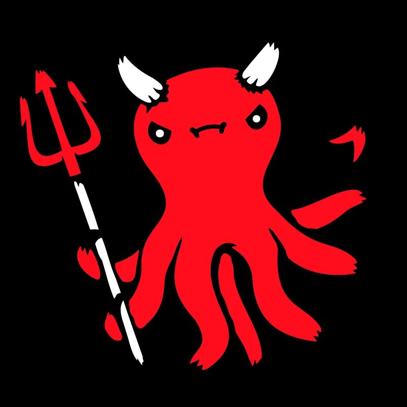 Octopus Devil Hell Satan Evil Purgatory Naughty