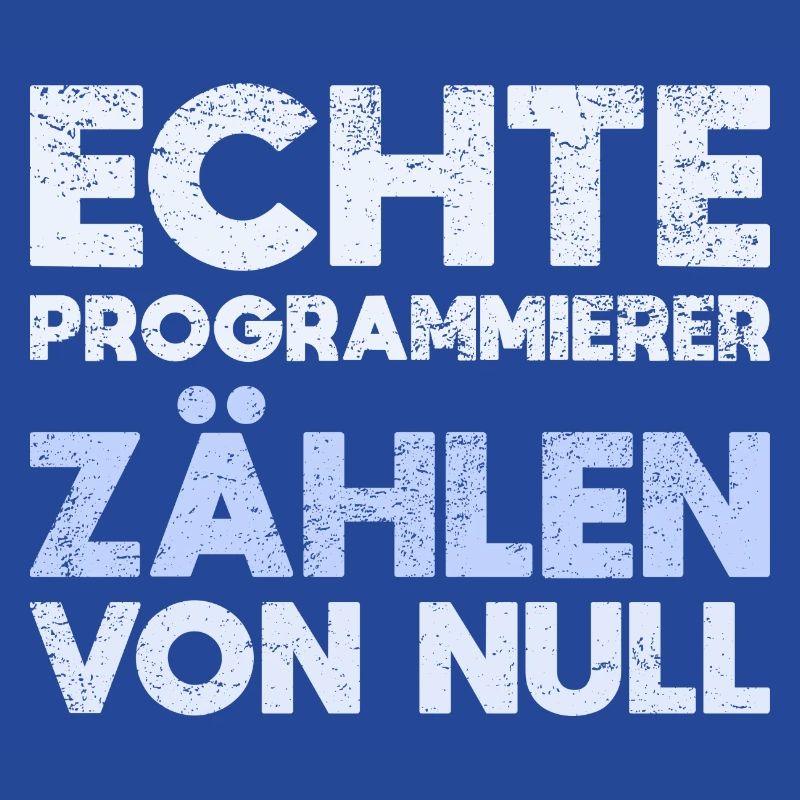 Echte Programmierer Zählen Von Null