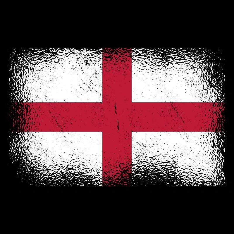 Angleterre Drapeau Vintage Drapeau anglais Utilisé Look