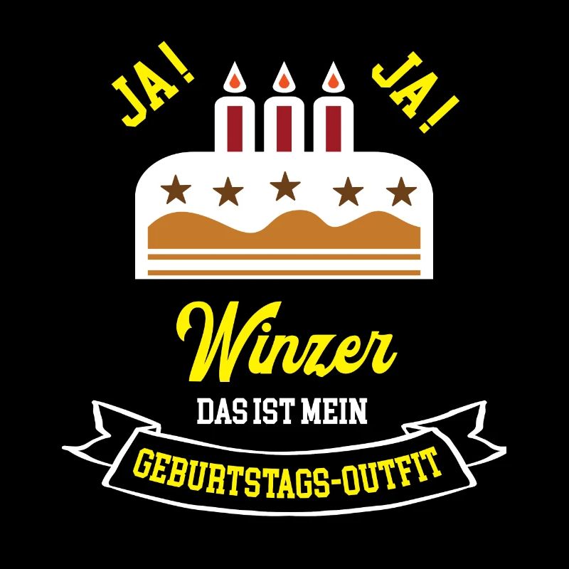 Winzer Geburtstag Geburtstagsgeschenk Weinbauer