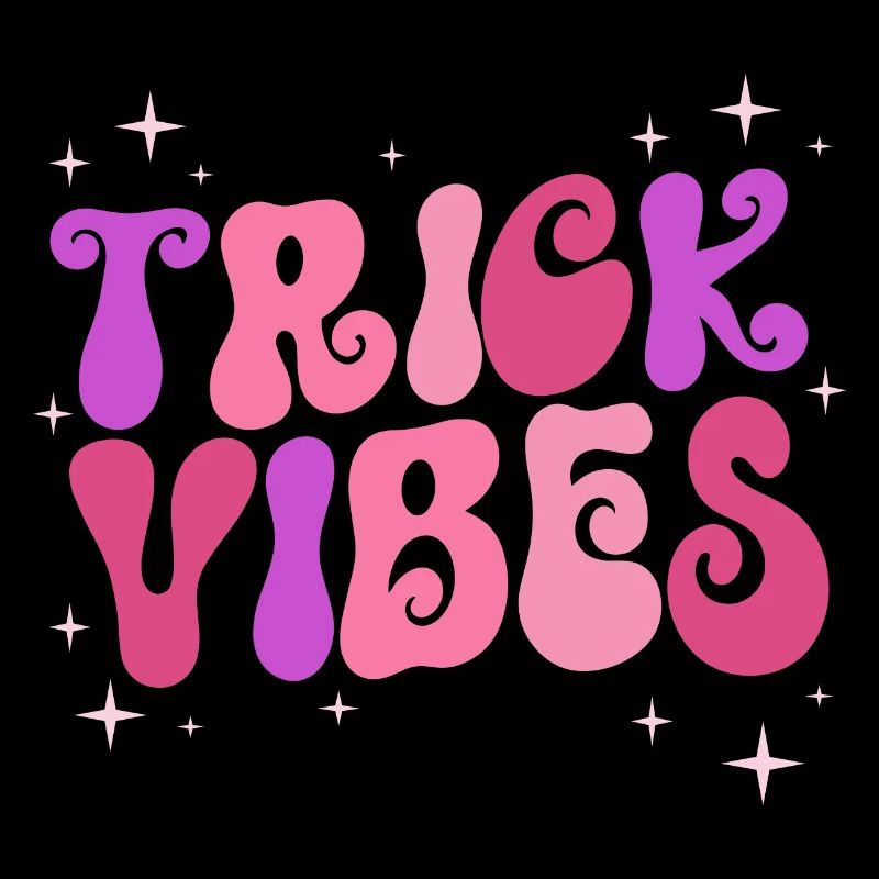 Trick Vibes Joke Funny Halloween