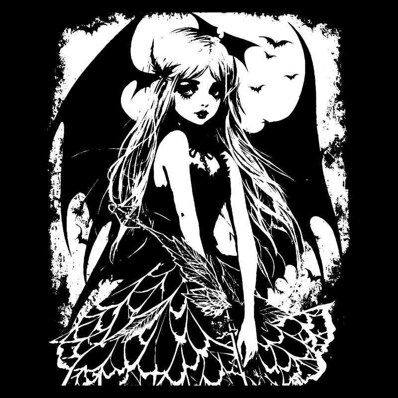 Fairycore Esthétique Squelette Fée Goth Grunge G