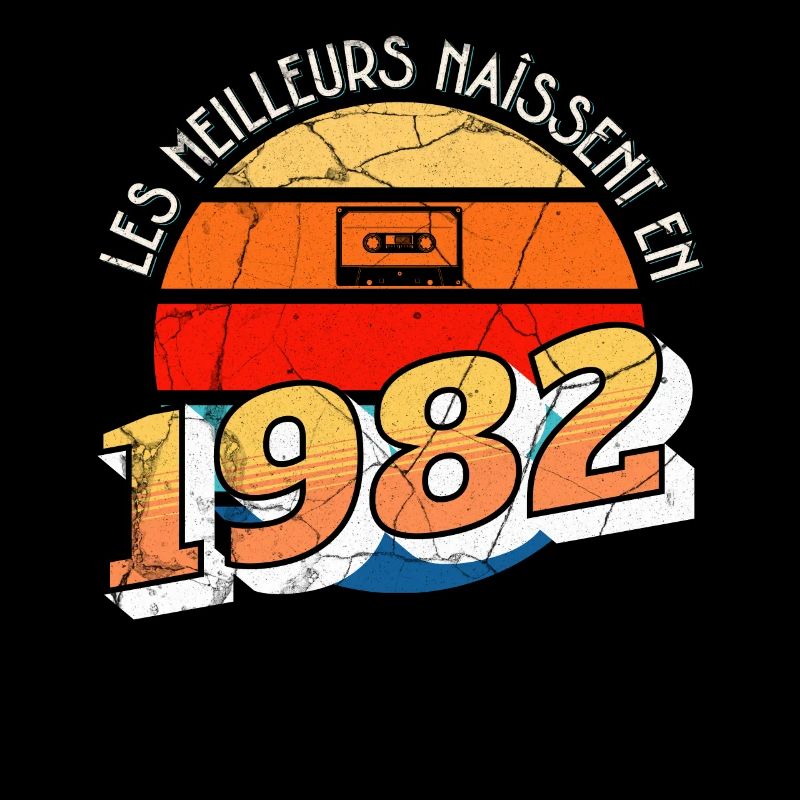 1982 Anniversaire Année de Naissance cadeau humour