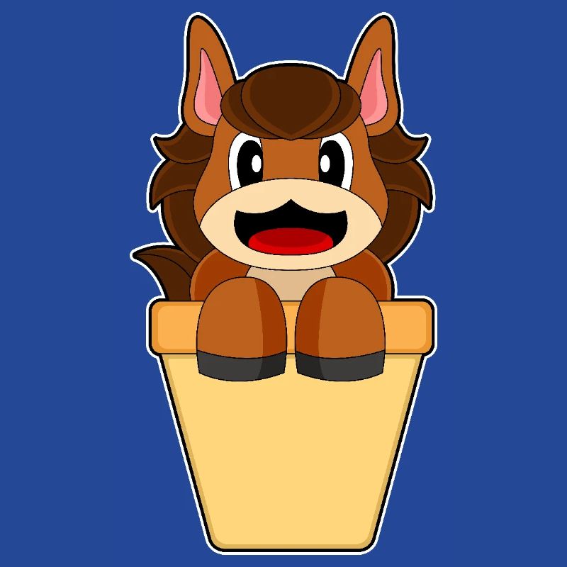 Cornet de glace de cheval