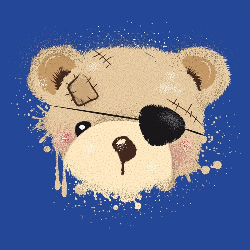Nounours avec cache-œil