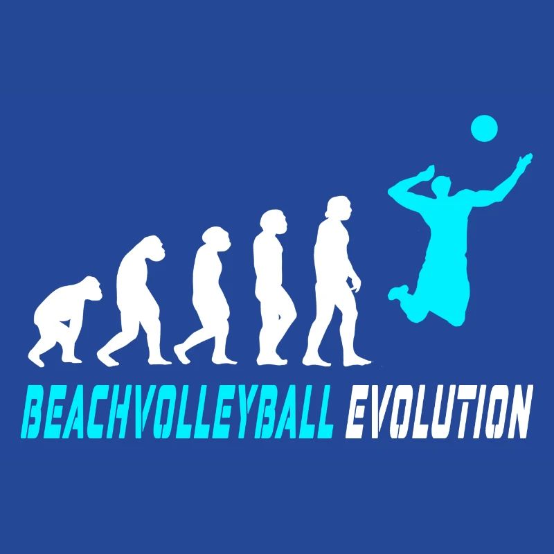 Beachvolleyball Evolution Design / Geschenkidee