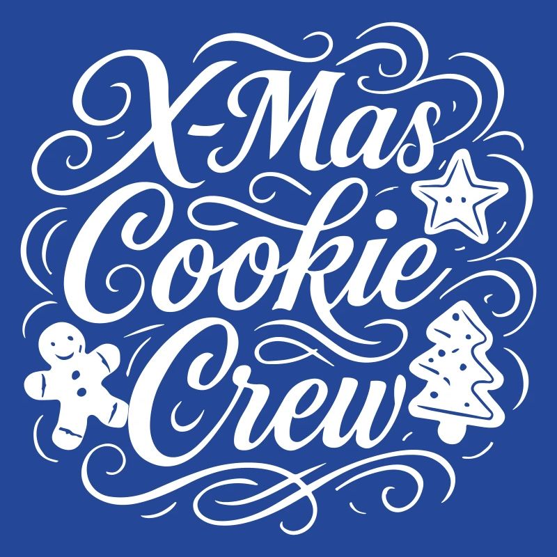 Équipe de Noël de cuisson des biscuits