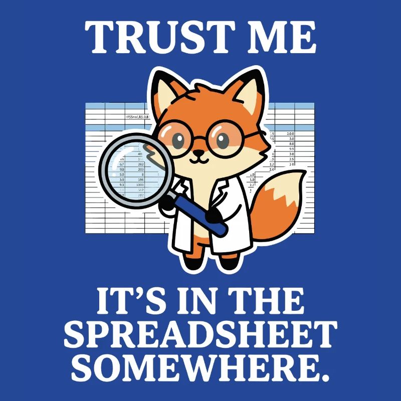 Crois-moi, c’est dans le tableur quelque part, Fox