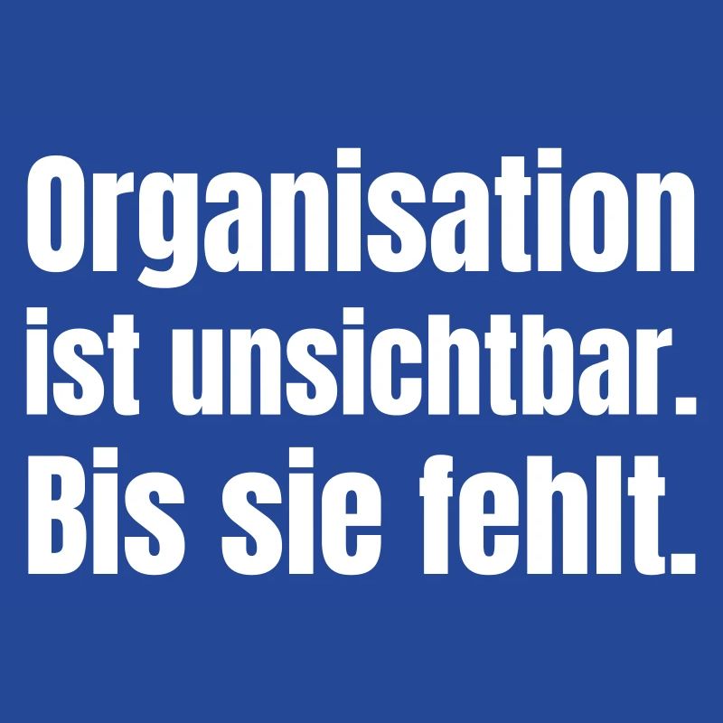 Organization visible until it falls
