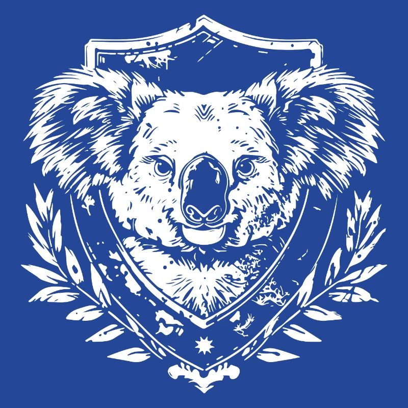 Koala Wappen Siegeldesign