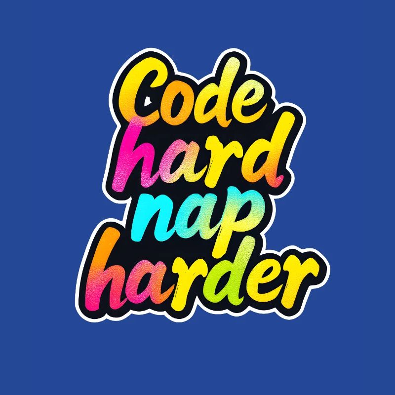 Code Hard Nap Harder Funny Programmer Tee