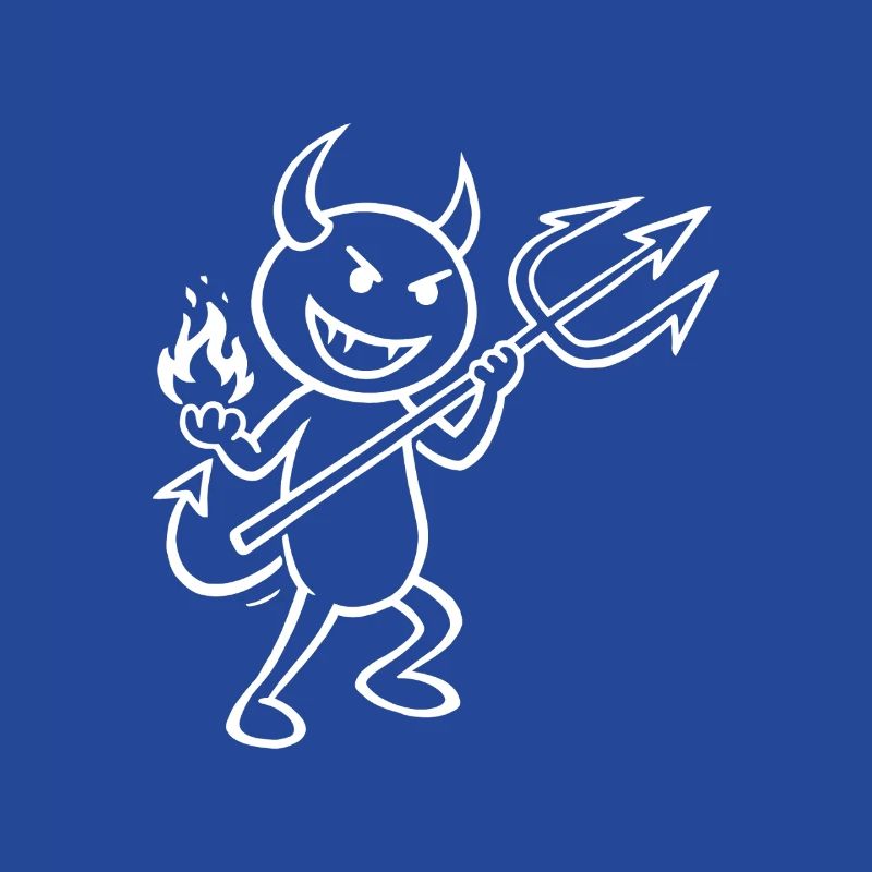 Devilish Flames - Devil with Flames