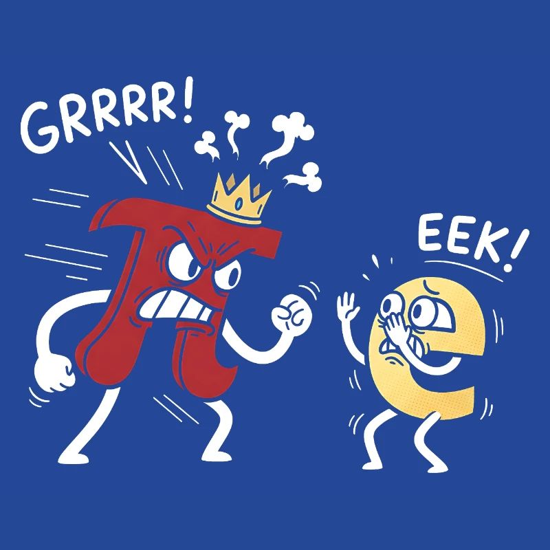 Mathematics Constants Pi Threatened e Comic