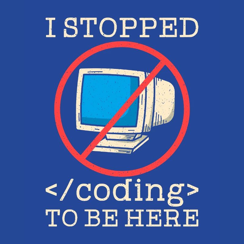 Programmer en train de coder drôle