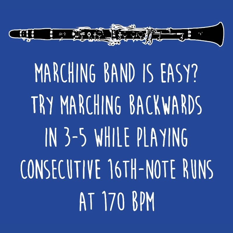 Backward Cadence Marching Tee
