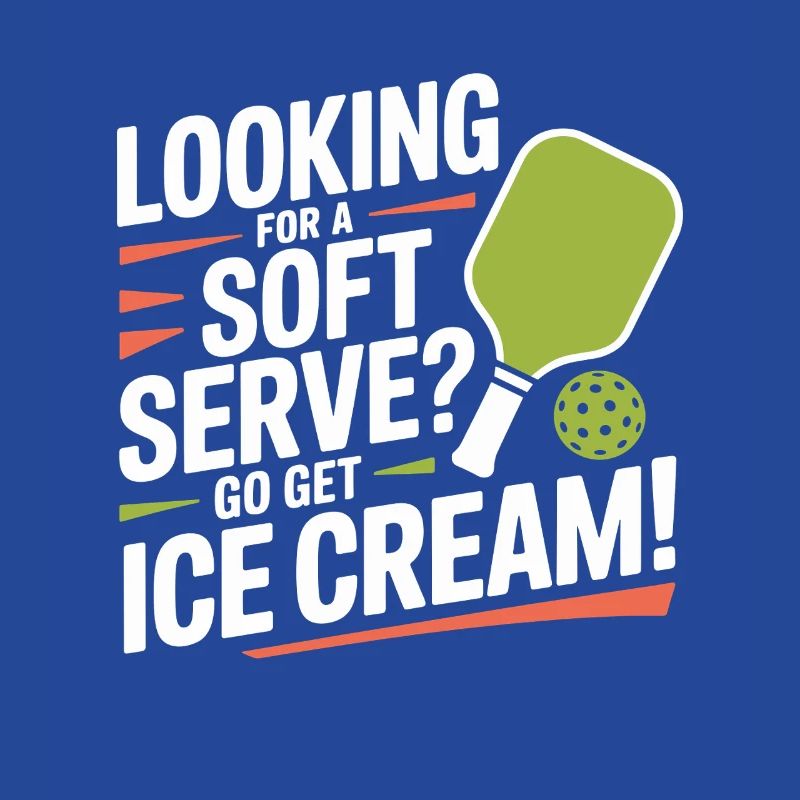 Pickleball Player Looking For Soft Serve Dinking