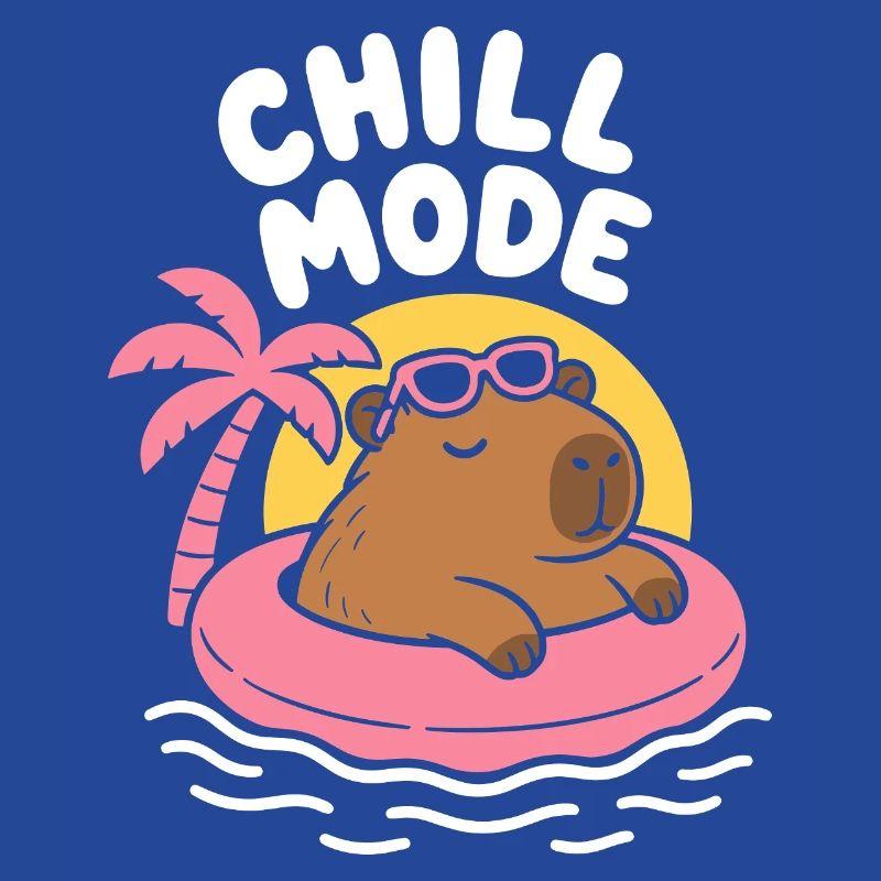 Chill Mode Floating Capybara