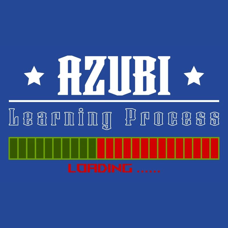 AZUBI learning process loading tshirt