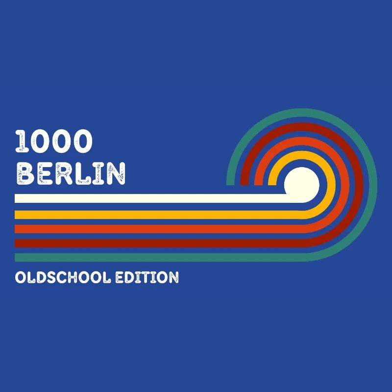 Berlin Retro Shirt Zip Code 1000 Zip Code Souvenir