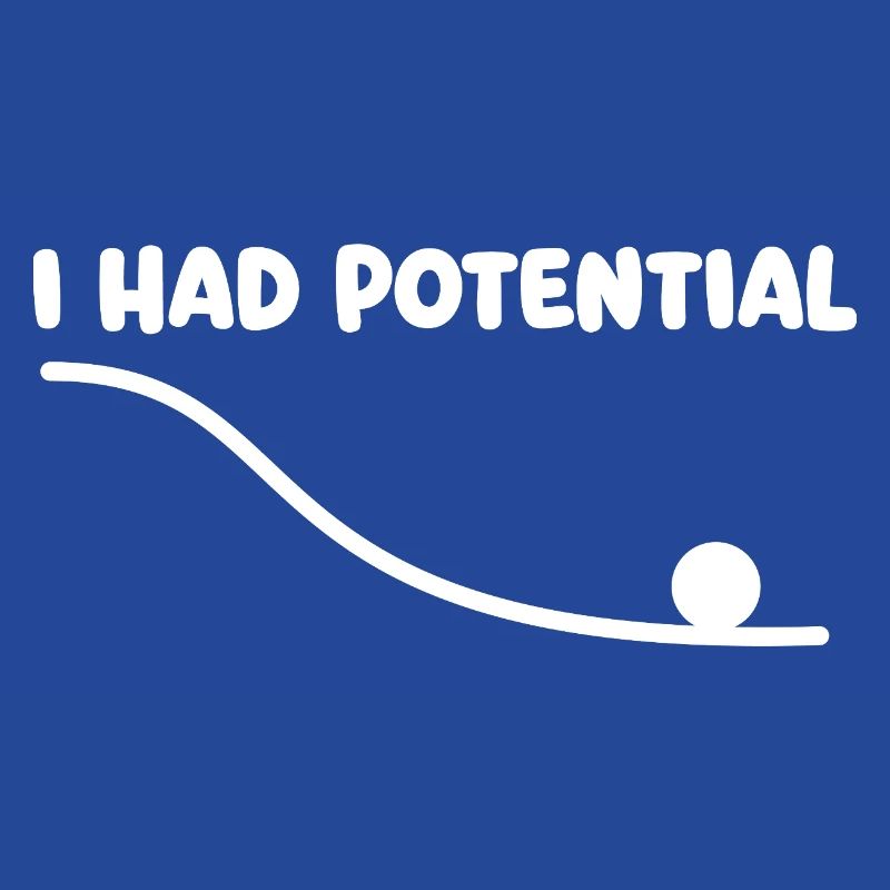 I Had Potential Physics Pun Science Nerd Humor