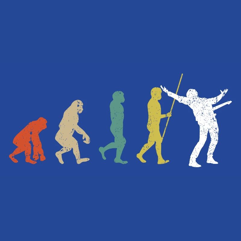 Vintage evolution guitar player