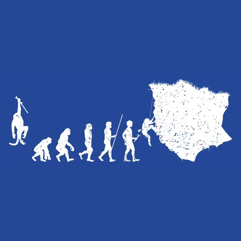 Silhouette de l’évolution à l’aventure