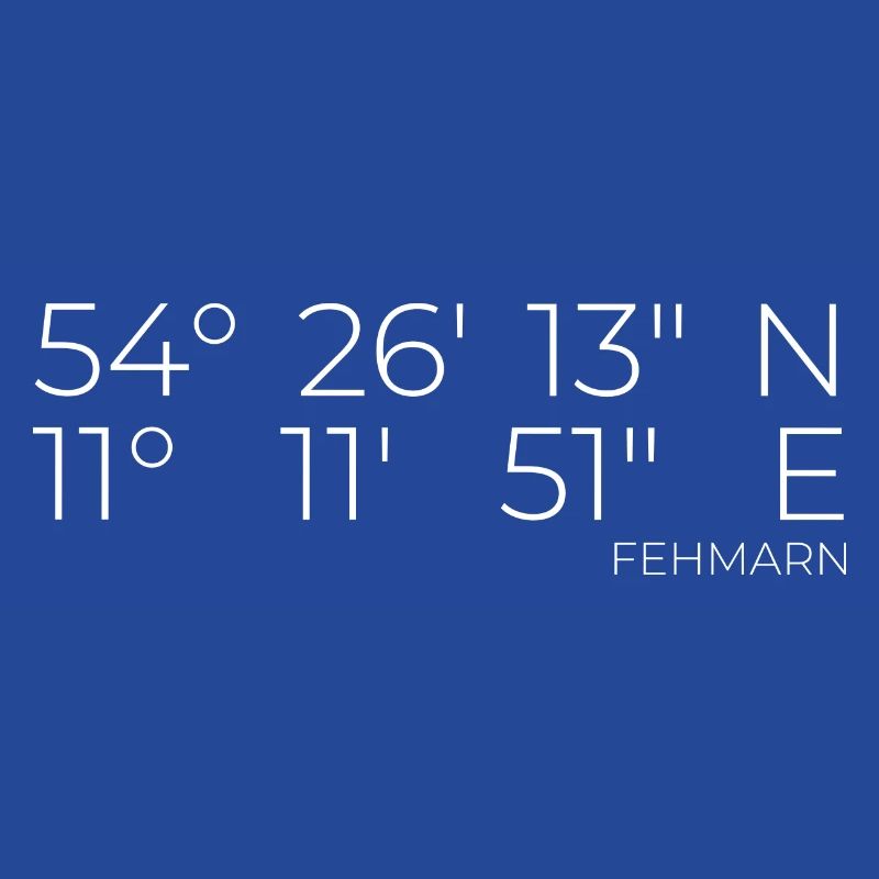 Coordinates Fehmarn