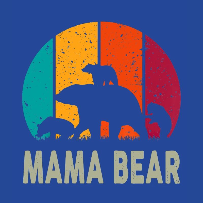 Mama Bär 3 Kinder Lustiges Muttertags-Muttergeschenk