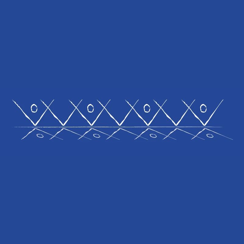 Line pattern with reflection