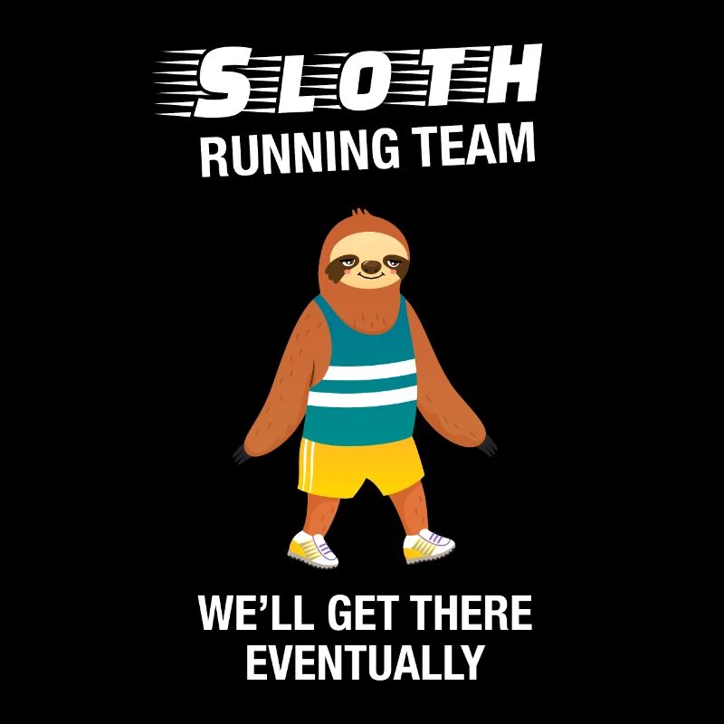 Sloth Running Team - Marathon Run Running