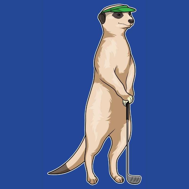 Erdmännchen Golf Golfschläger