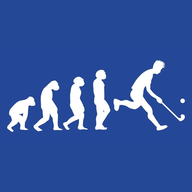 Feldhockeyspieler Evolution Feldhockey