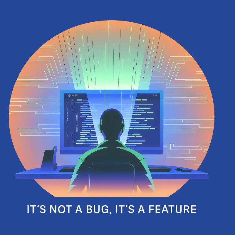 its not a bug its a feature Programmierer Software