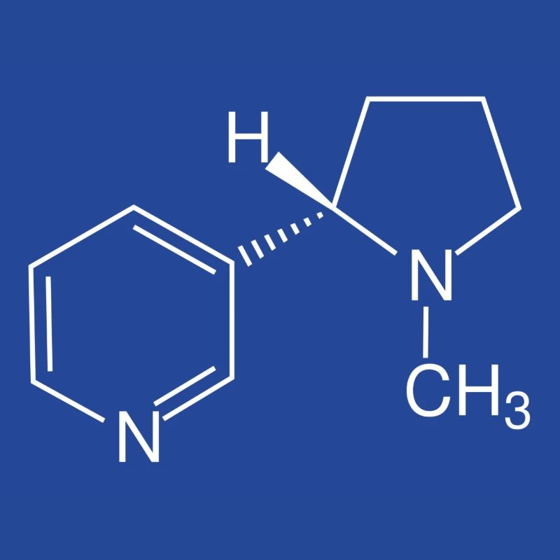 Formule structurale à la nicotine