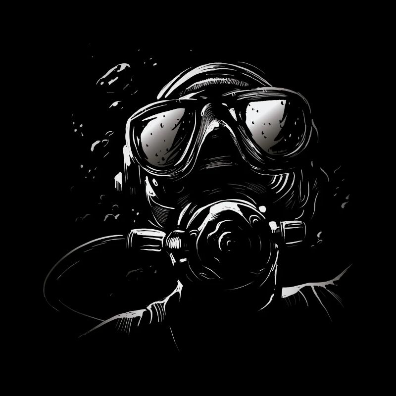 Scuba Diving Modern Deep Sea Diver