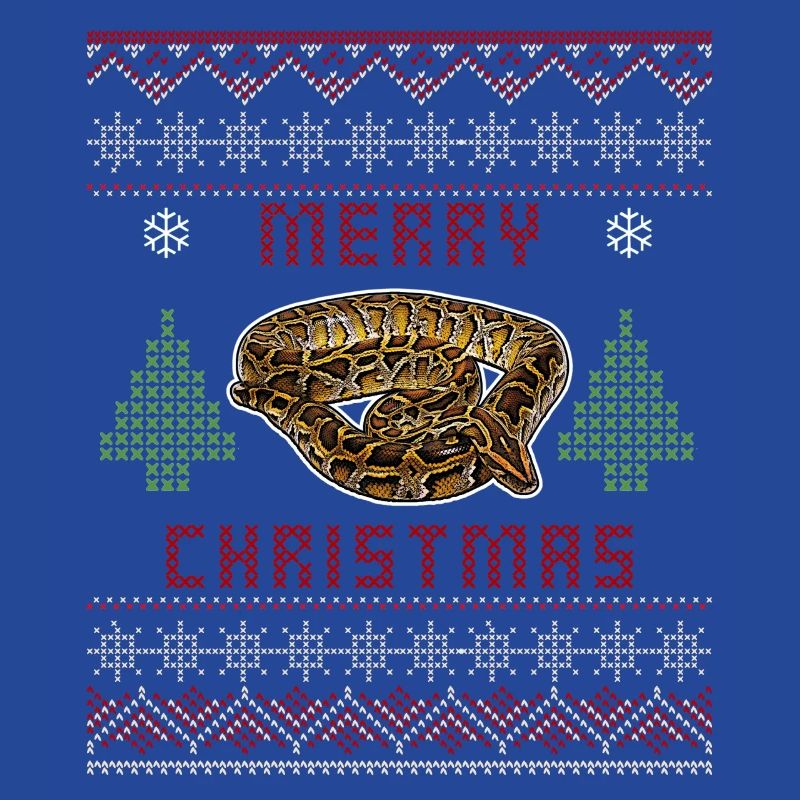 Burmese Python Christmas