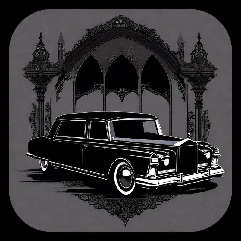 Cooler Oldtimer Leichenwagen