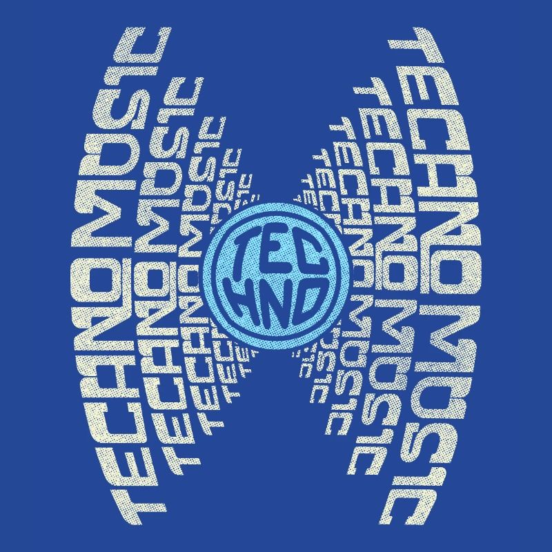 GIVE ME TECHNO MUSIC | Text Graphic Techno Shirt