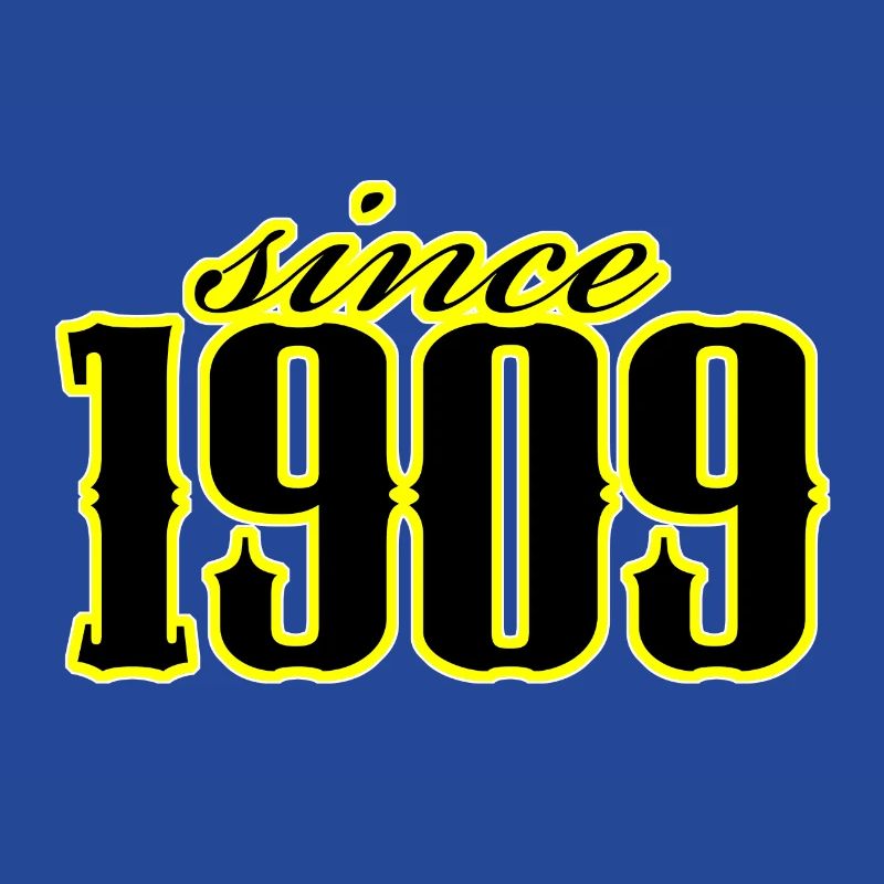 since 1909 (black)