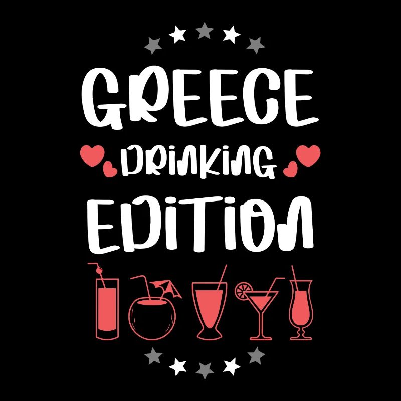 Équipe de boisson en Grèce