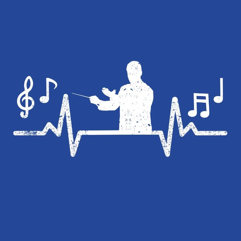Dirigent Herzschlag Musiker Geschenkidee