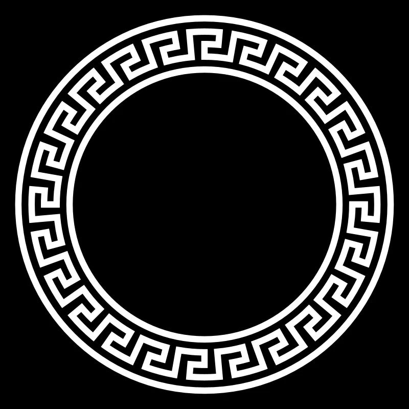 meander circle / Meander Kreis (A, 1c)