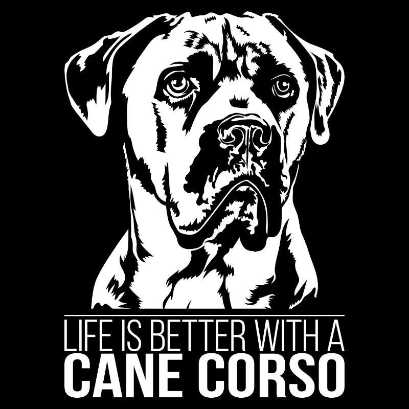 Cane Corso life is better Hunde Spruch Wilsigns