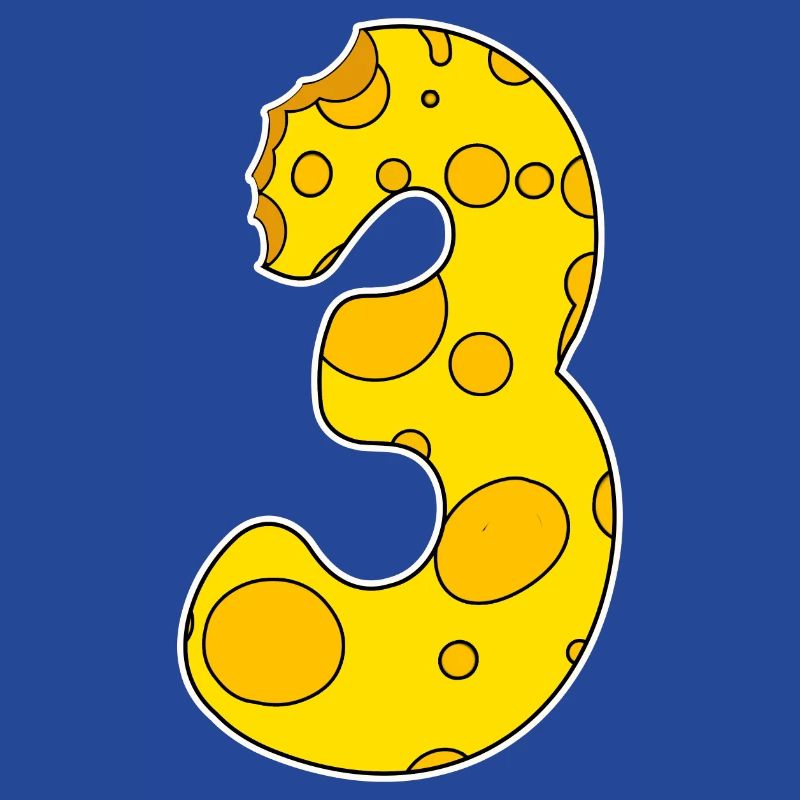 Number 3 - Three - Third