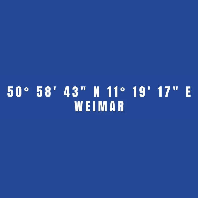 Weimar Thuringia Coordinates