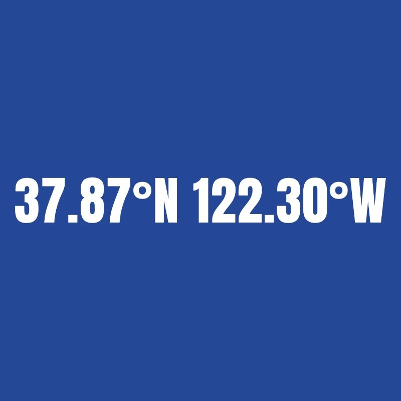 Berkeley, California, USA Coordinates