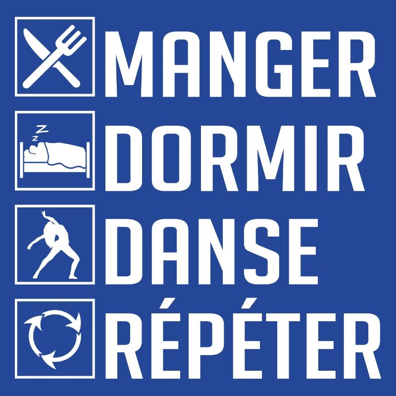 Manger, Dormir, Danse, Répéter