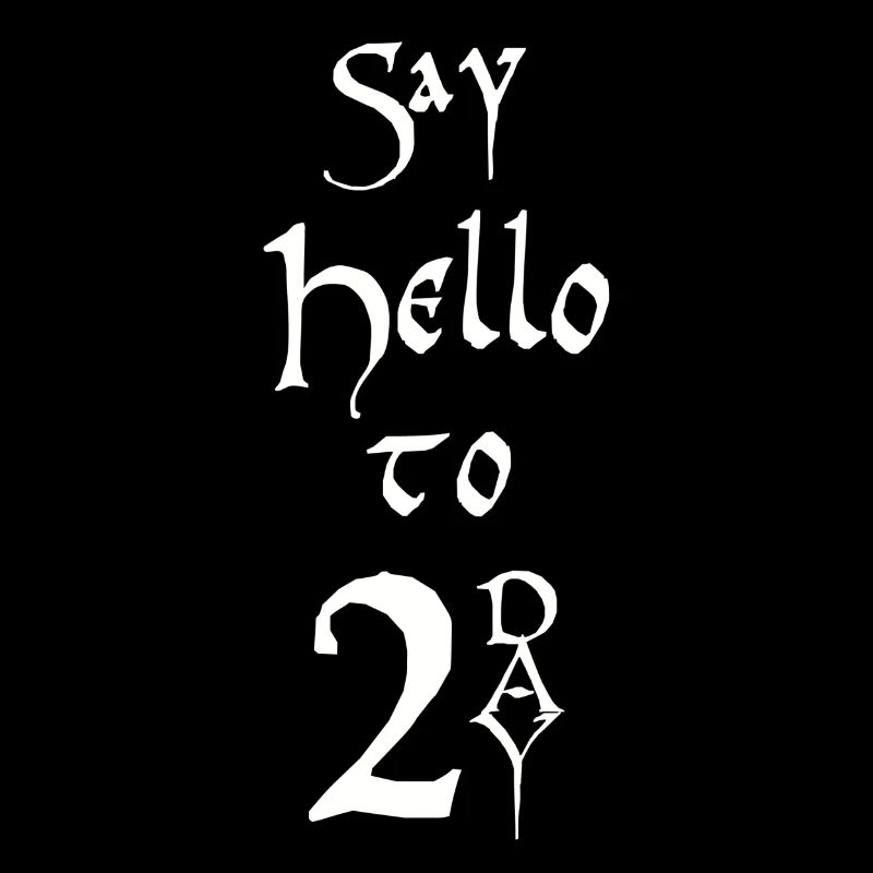 Spruch Wikinger Runen Say Hello to 2day